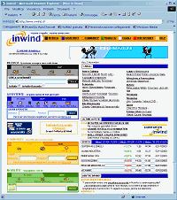 Figura 8 La home page di InWind