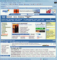 Figura 9 La home page del portale MSN.it