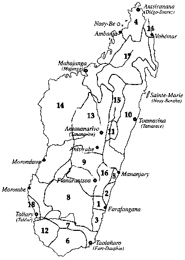 Le 18 etnie del Madagascar