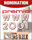 La nomination di Liber Liber al "Premio WWW 2001" de "Il Sole 24 ORE".