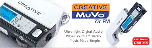 Creative MuVo TX FM, offerto dalla E-text