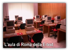 L'aula della E-text S.r.l.